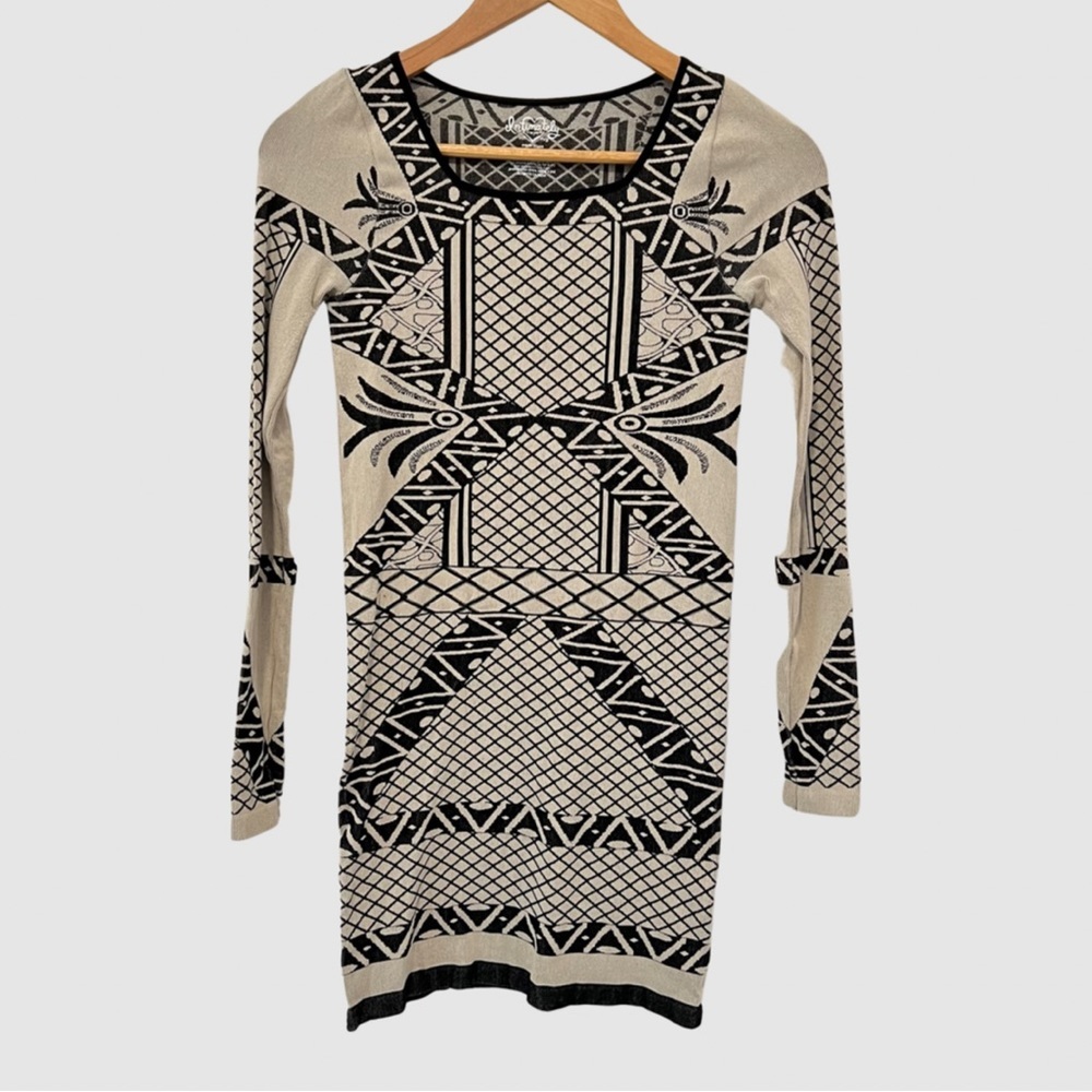 Free People Intimately Seamless Bodycon Long Sleeve Mini Dress M/L